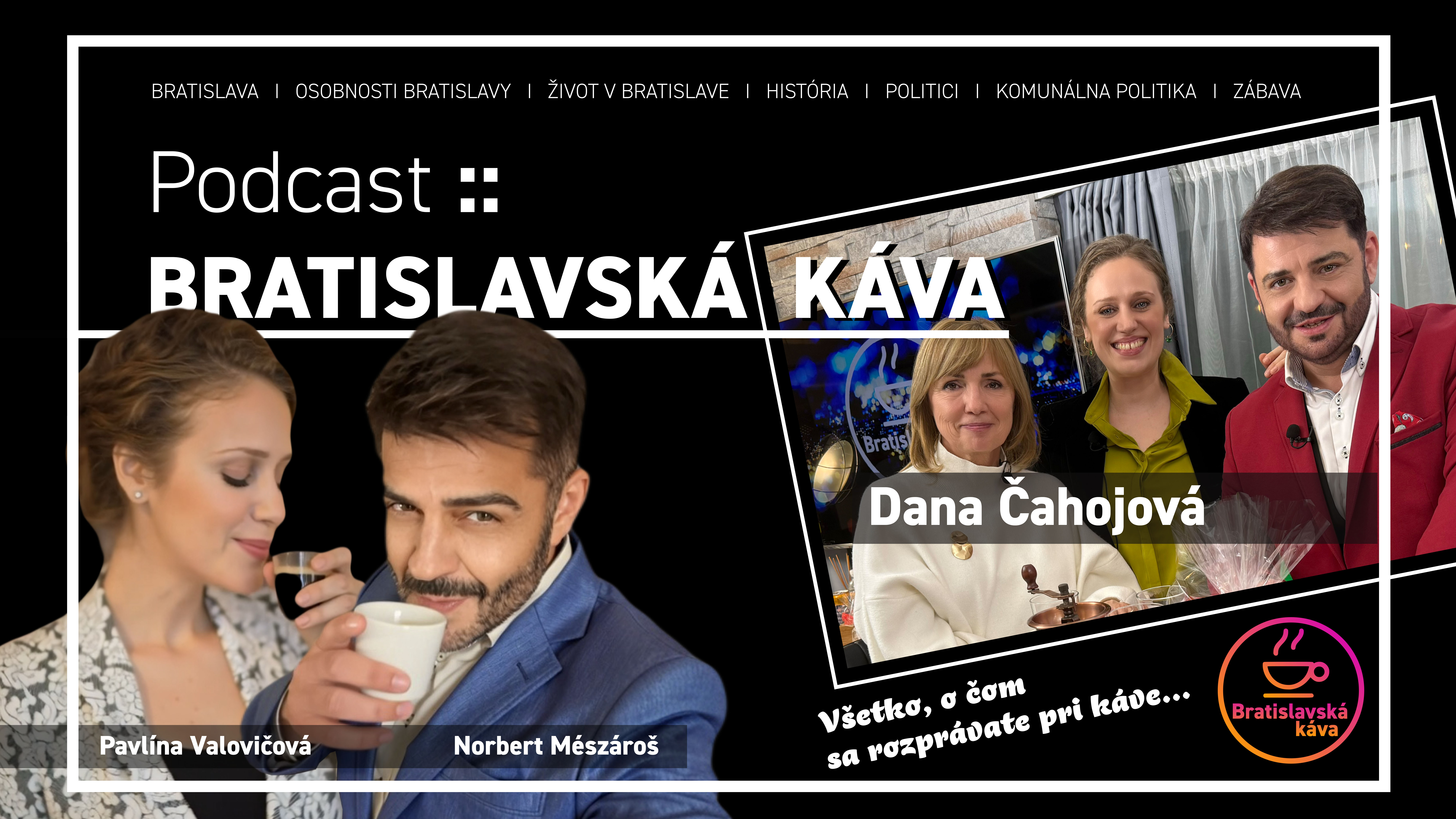 DANA ČAHOJOVÁ – epizóda podcastu Bratislavská káva