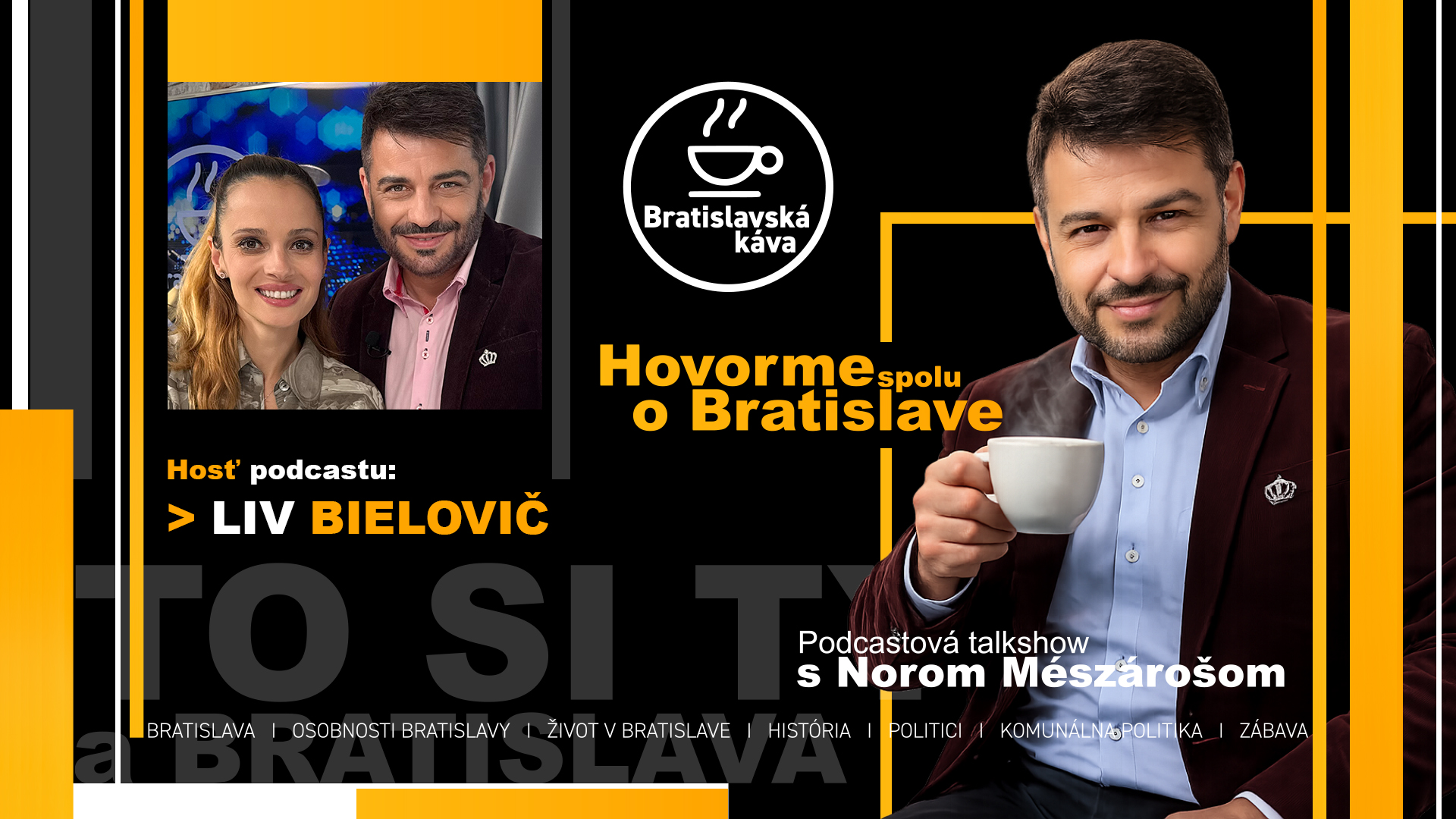 LIV BIELOVIČ – epizóda podcastu Bratislavská káva